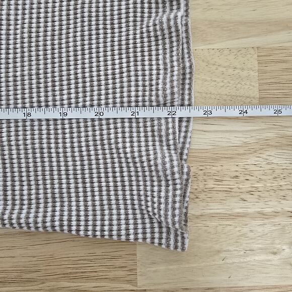 Dolan Sweater Womens Small Asymmetrical Collar Stripe Left Coast Collection Pull - Picture 5 of 8